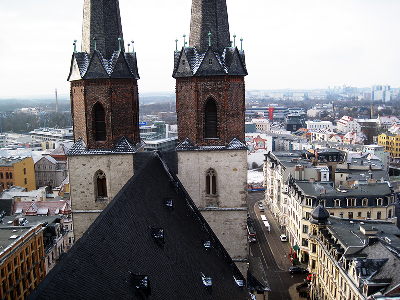 marktkirche von oben